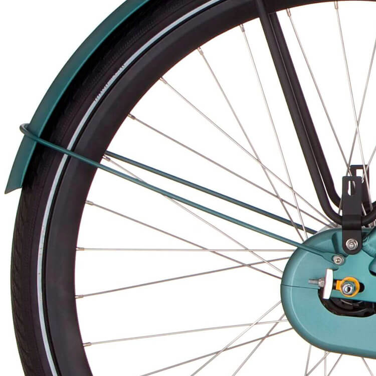 Cortina Fender Rod hinten 28 Speed Matt Berylgrün