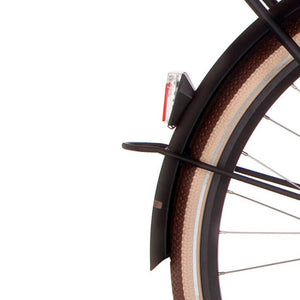 Cortina Mudguard rear 28 E-U4 BF jet black matt