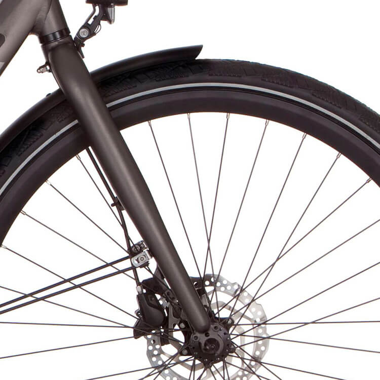 Cortina front fork E-Mozzo eclipse black matt