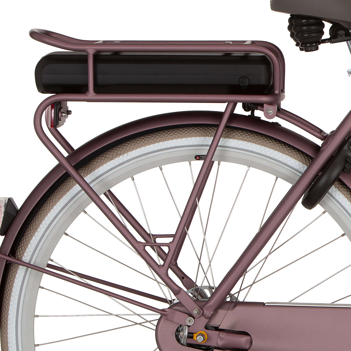 Cortina Achterdrager E-U4 Bafang Matt de prata picante