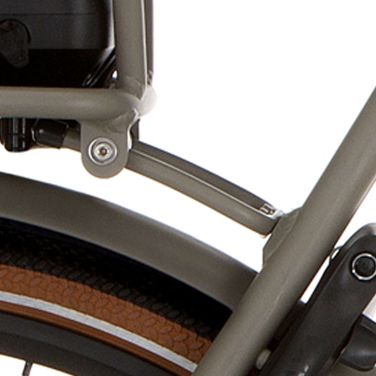 Suporte de Cortina Achterdrager 110mm Bafang Quarz Gray Matt