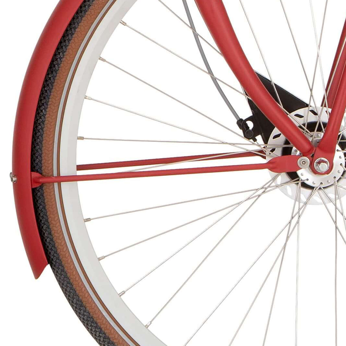 Cortina Fender rod for 28 U4 True Red Matt