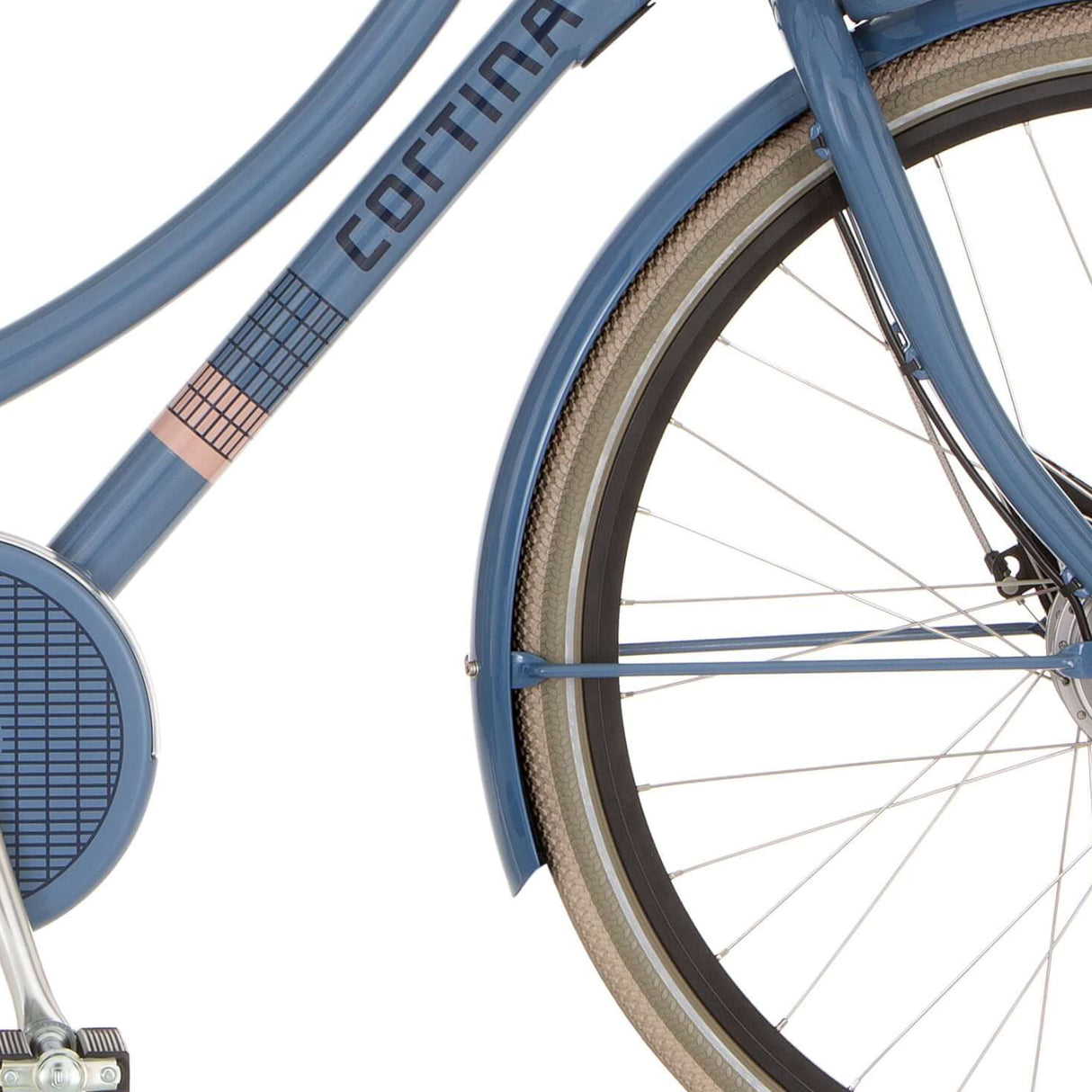 Cortina Mudguard for 28 E-U4 dull blue