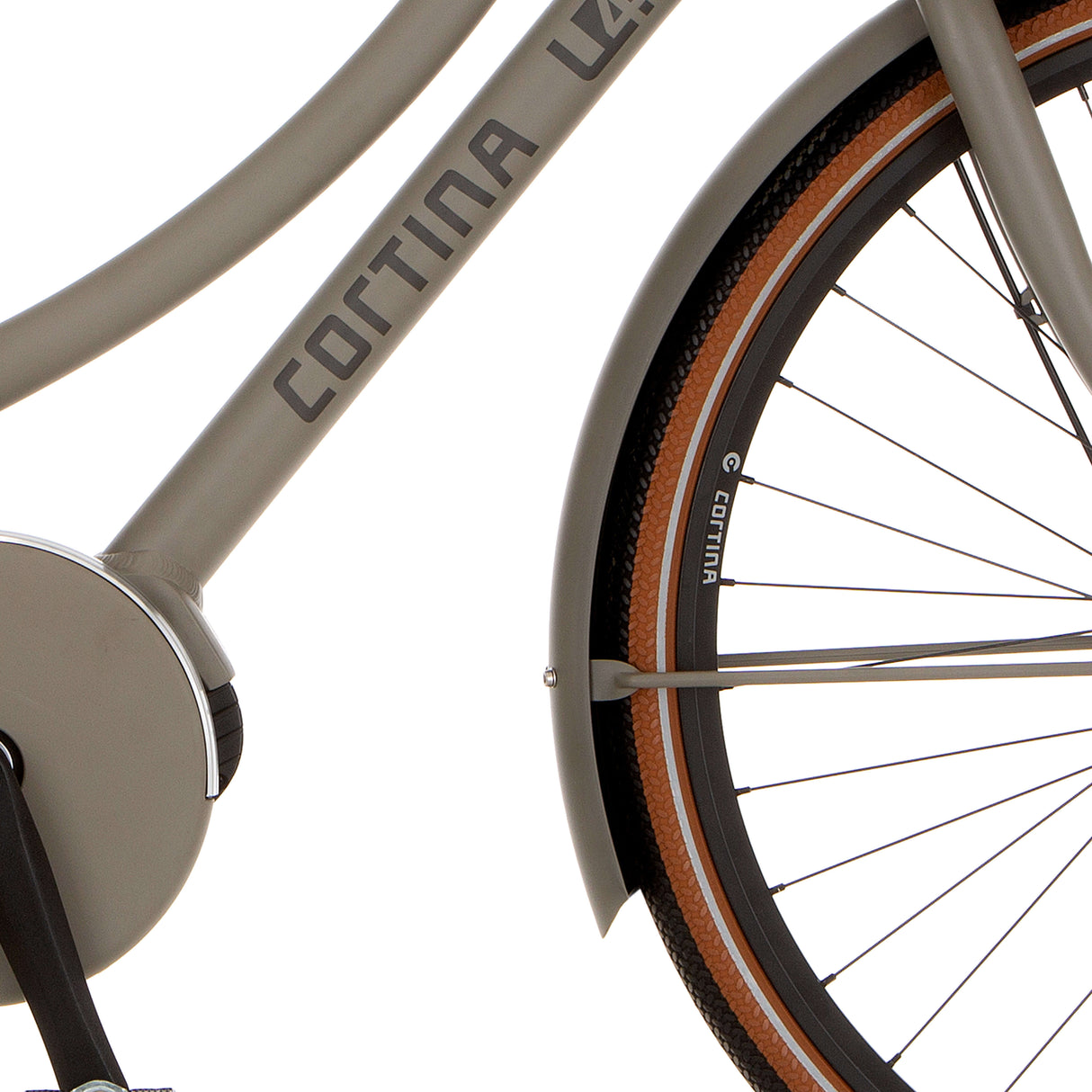 Cortina Mudguard for 28 E-U4 quarz grey matt