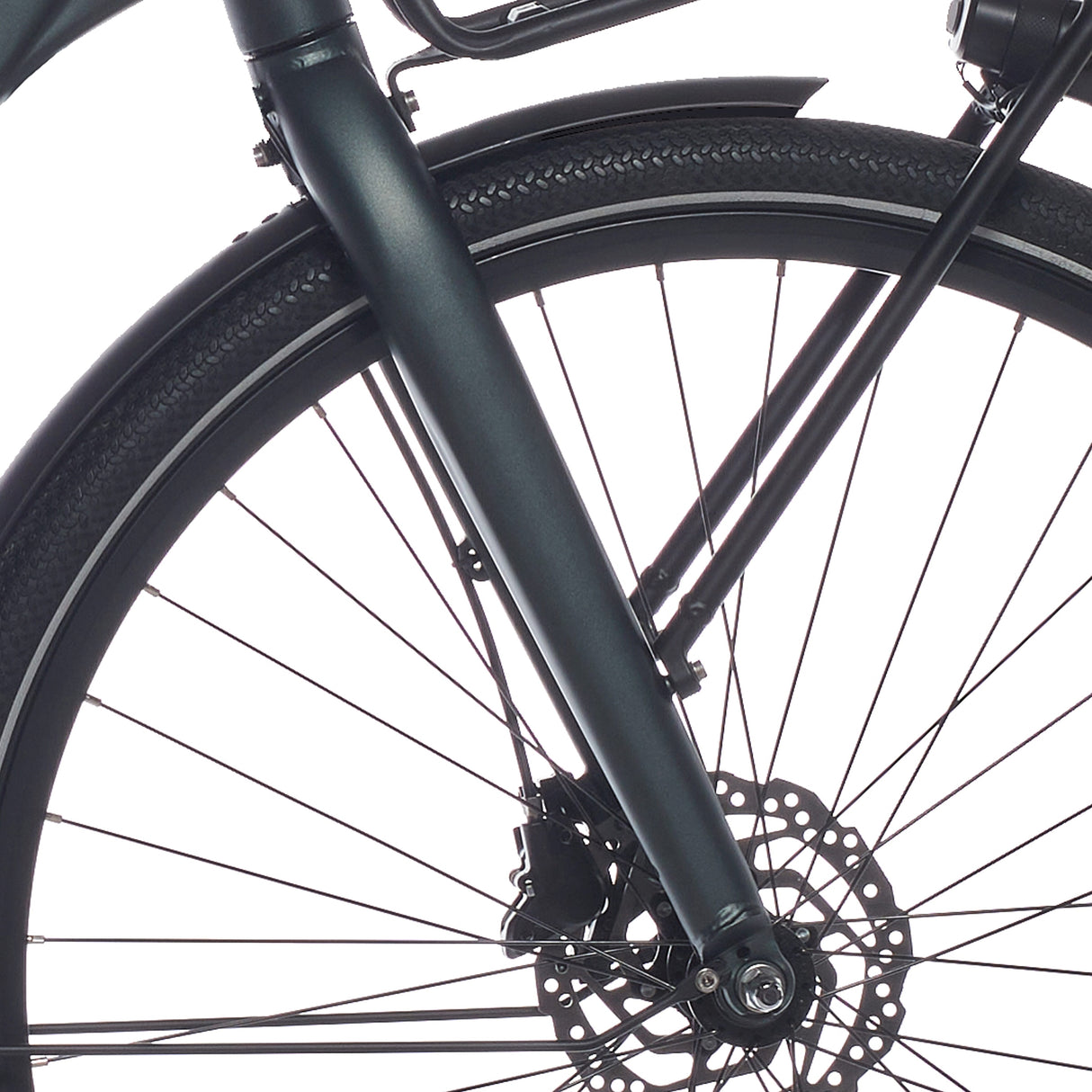 Cortina front fork E-Common DB dark green metallic matt