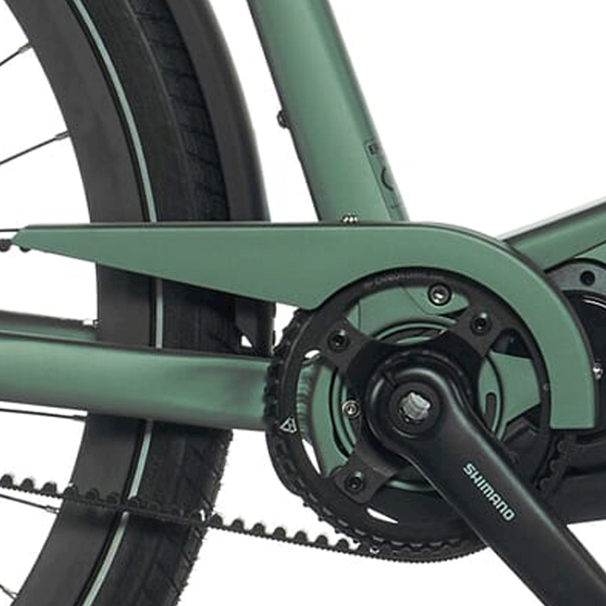 Cortina chain screen e-Silento Shole Green Matt