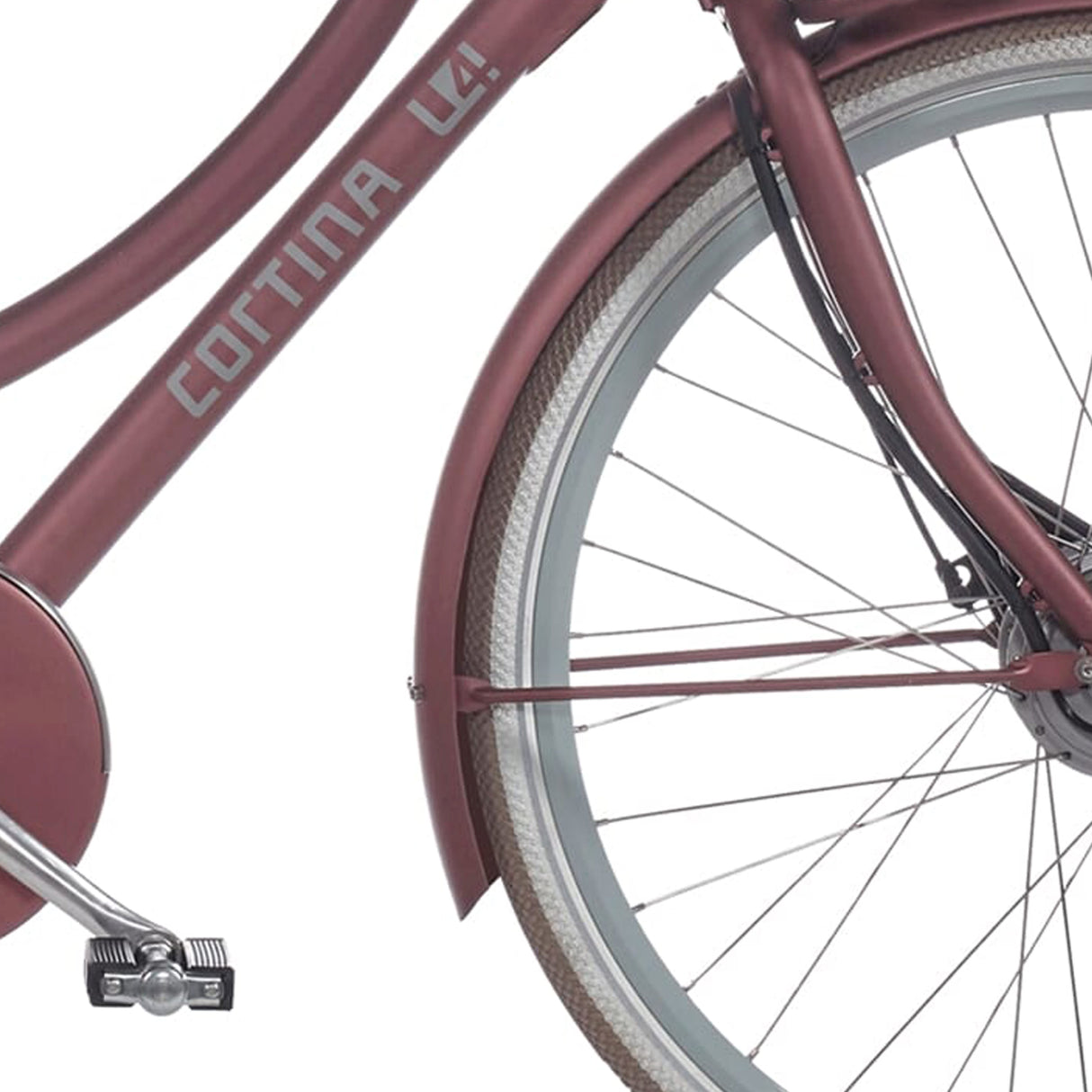 Cortina mudguard for 28 e-u4 rose matt