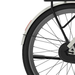 Cortina rear mudguard 28 e-nite pling metallic silver mat