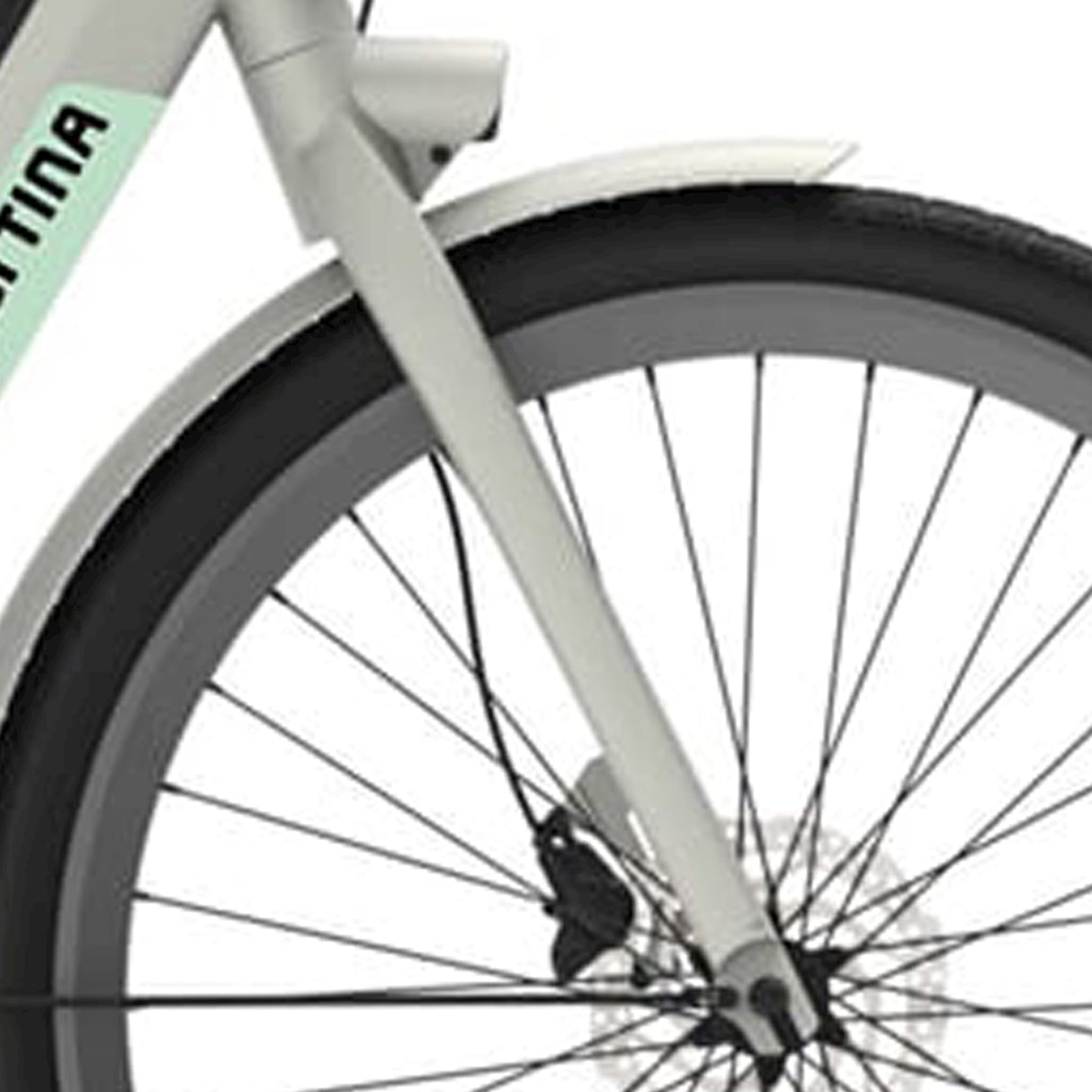 Cortina Forke E-Nite metallesche Sëlwer Matt
