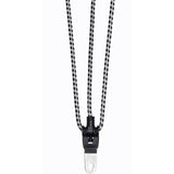 Cortina Snachtbinder Jakarta 76 cm wäiss schwaarz