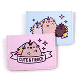 Union pusheen de kat stoffen rfid-bescherming kaarthouder