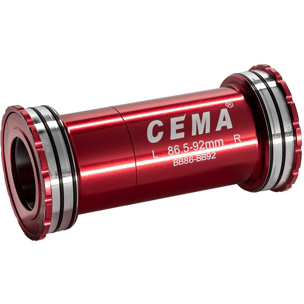 Cema bundbeslag bb86-bb92 shimano sg3 coated ker. rød