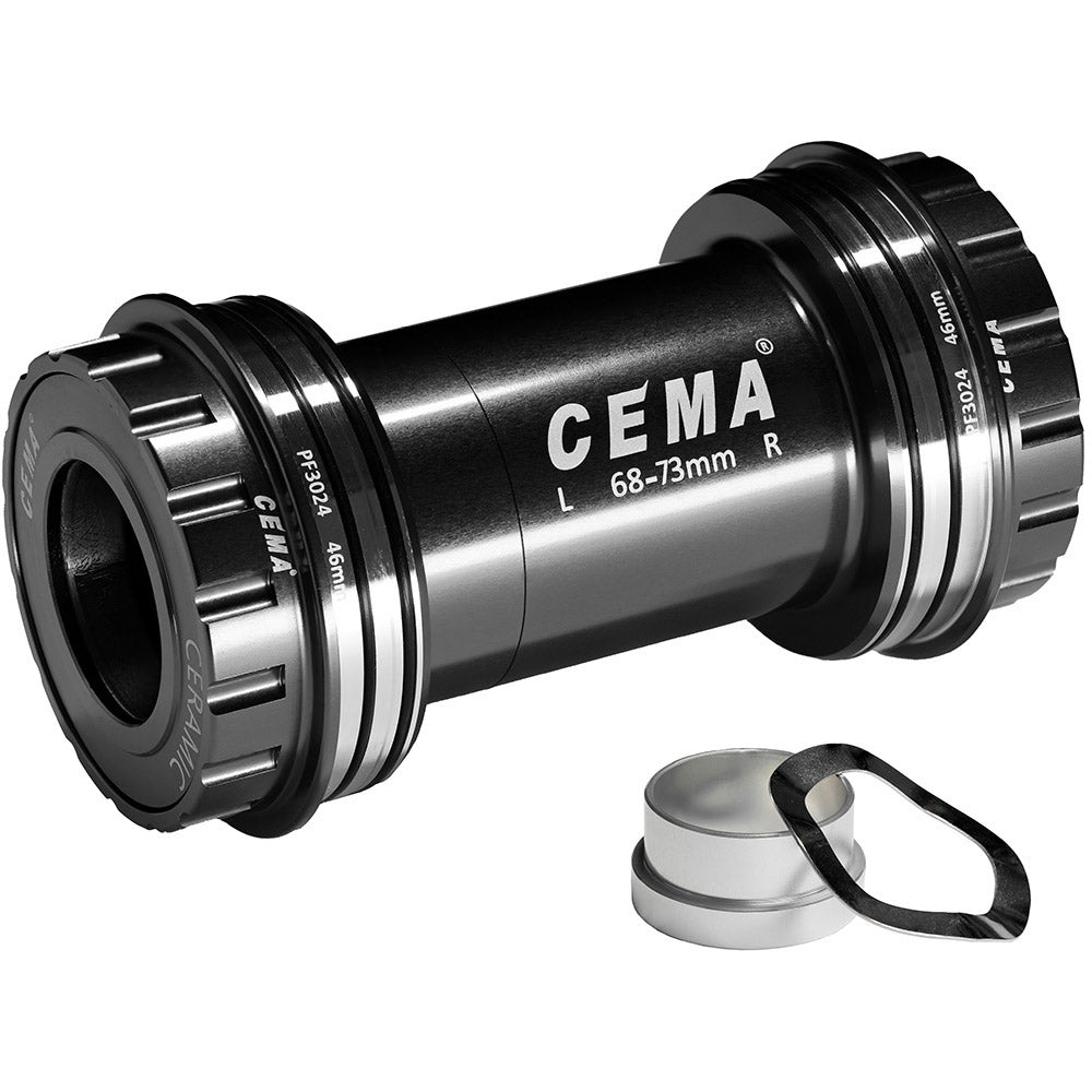 CEMA Bracketas PF30 SRAM GXP SG3 prevlečena s keramično črno