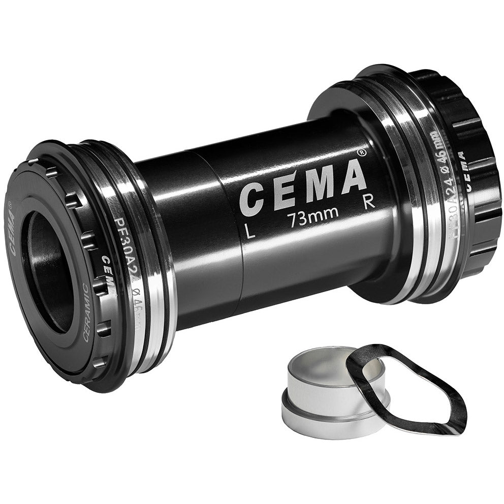 Cema bottom bracket pf30a sram gxp sg3 coated ceramic black