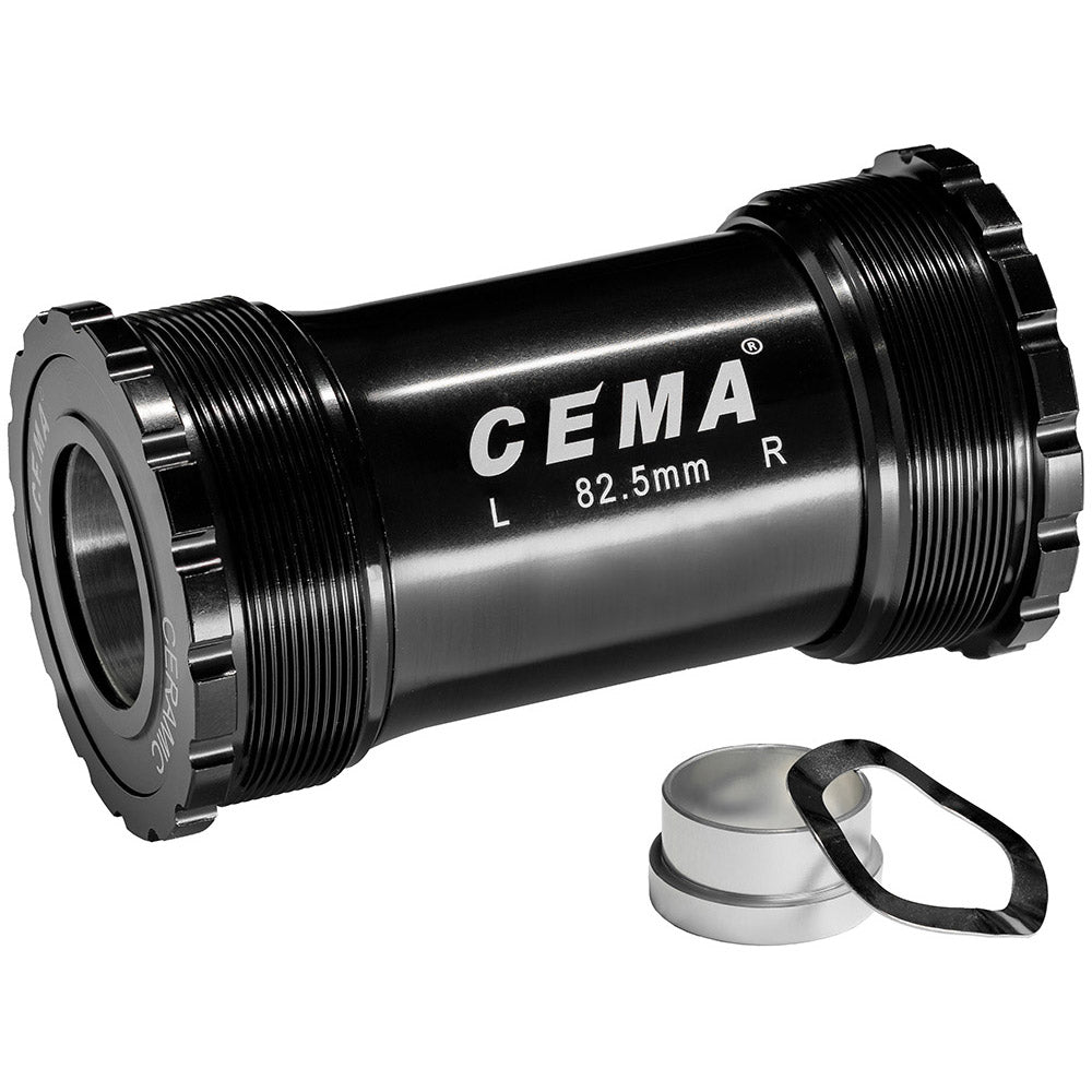 CEMA Bracketas T45 SRAM GXP SG3 prevlečena s keramično črno