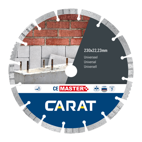 Carat Diamant Sägeblatt 125 x 22,22 Universal CE Master