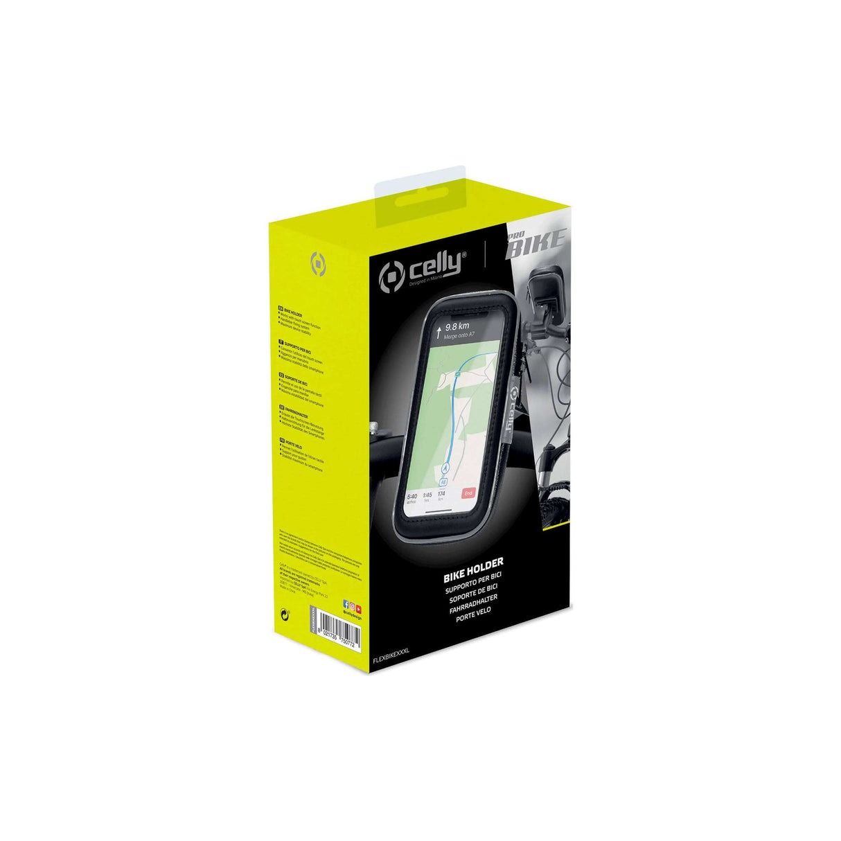 Celly telefontartó flexbike xxxl