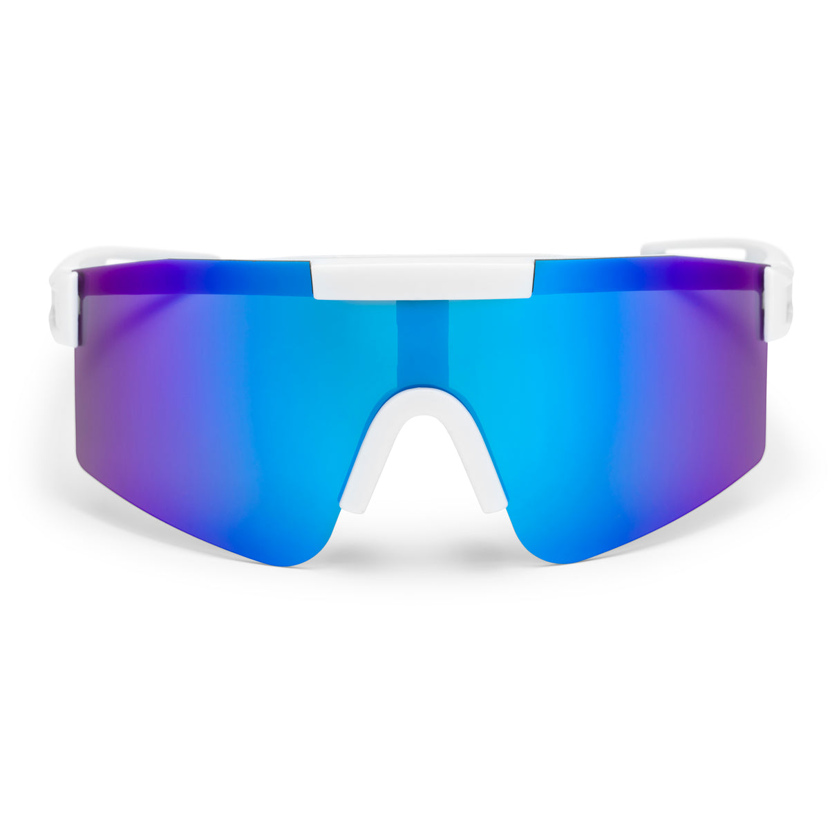 Chpo Brille Luca weiß blau verspiegelt