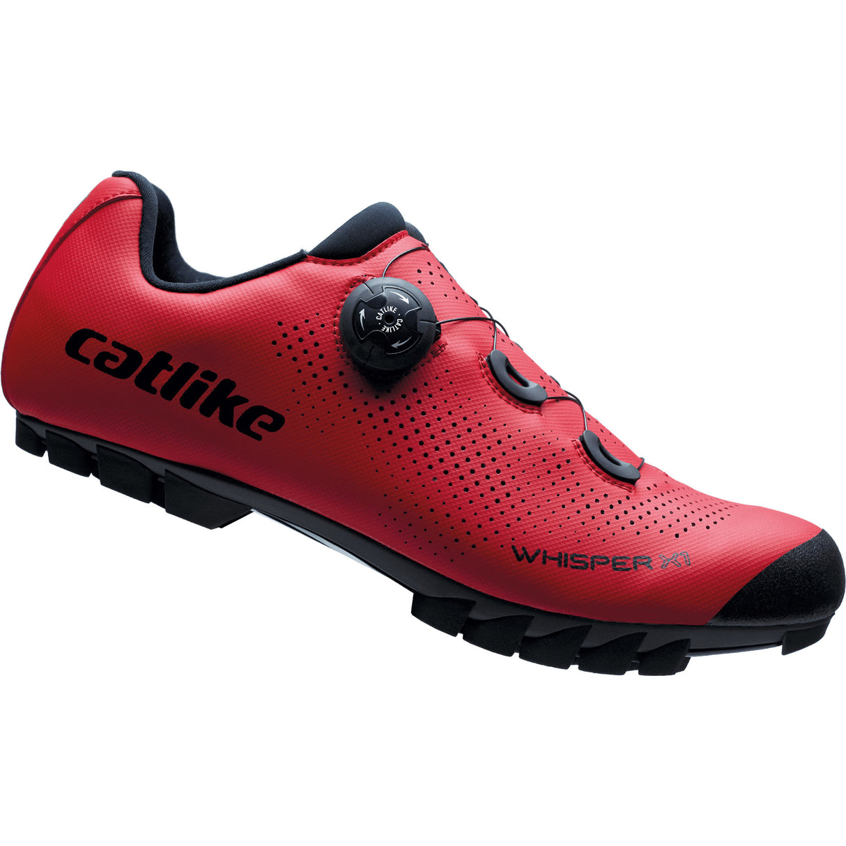 Buzaglo Catlike MTB boty Whisper x1 MTB Nylon Velikost 44 Červená