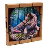 Lisa parker fairy stories fairy wolf printed clock