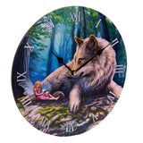 Lisa parker fairy stories fairy wolf printed clock