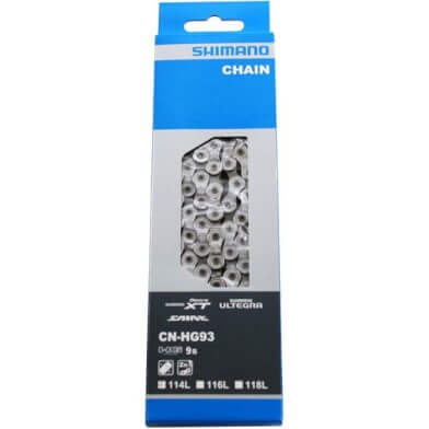 Shimano HG93 9v Chain 114 links - Silver
