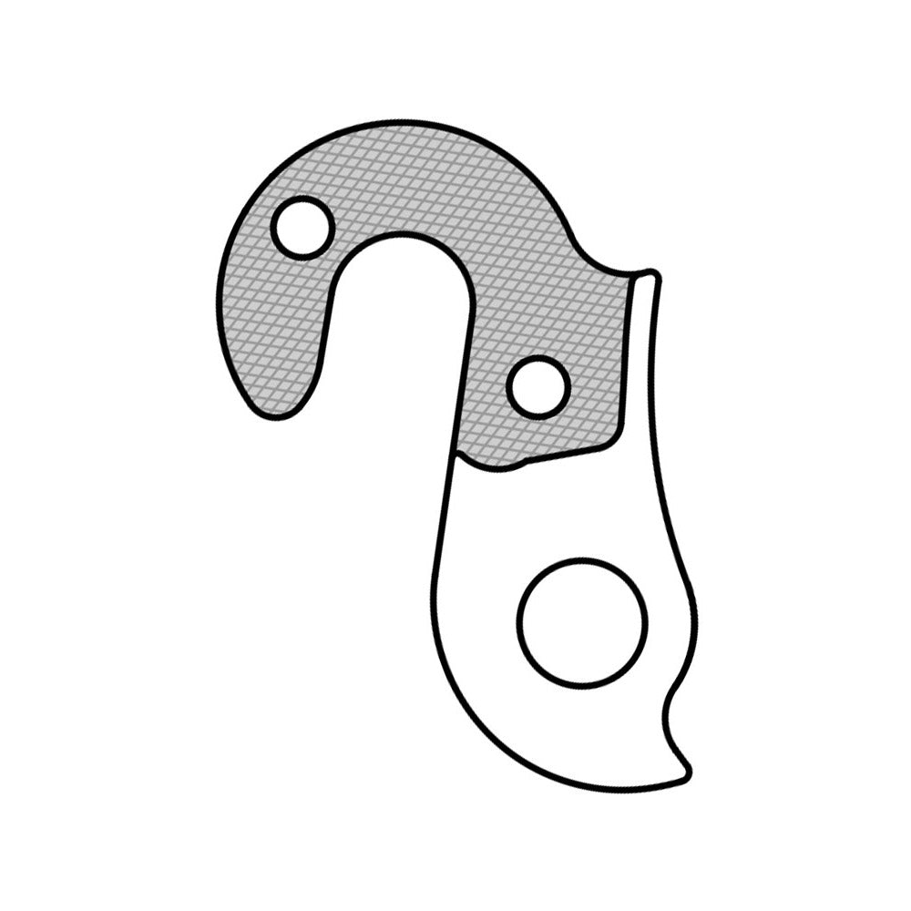 Unionin vaihtajan ripustin GH-245 Bulls, Focus, Raleigh