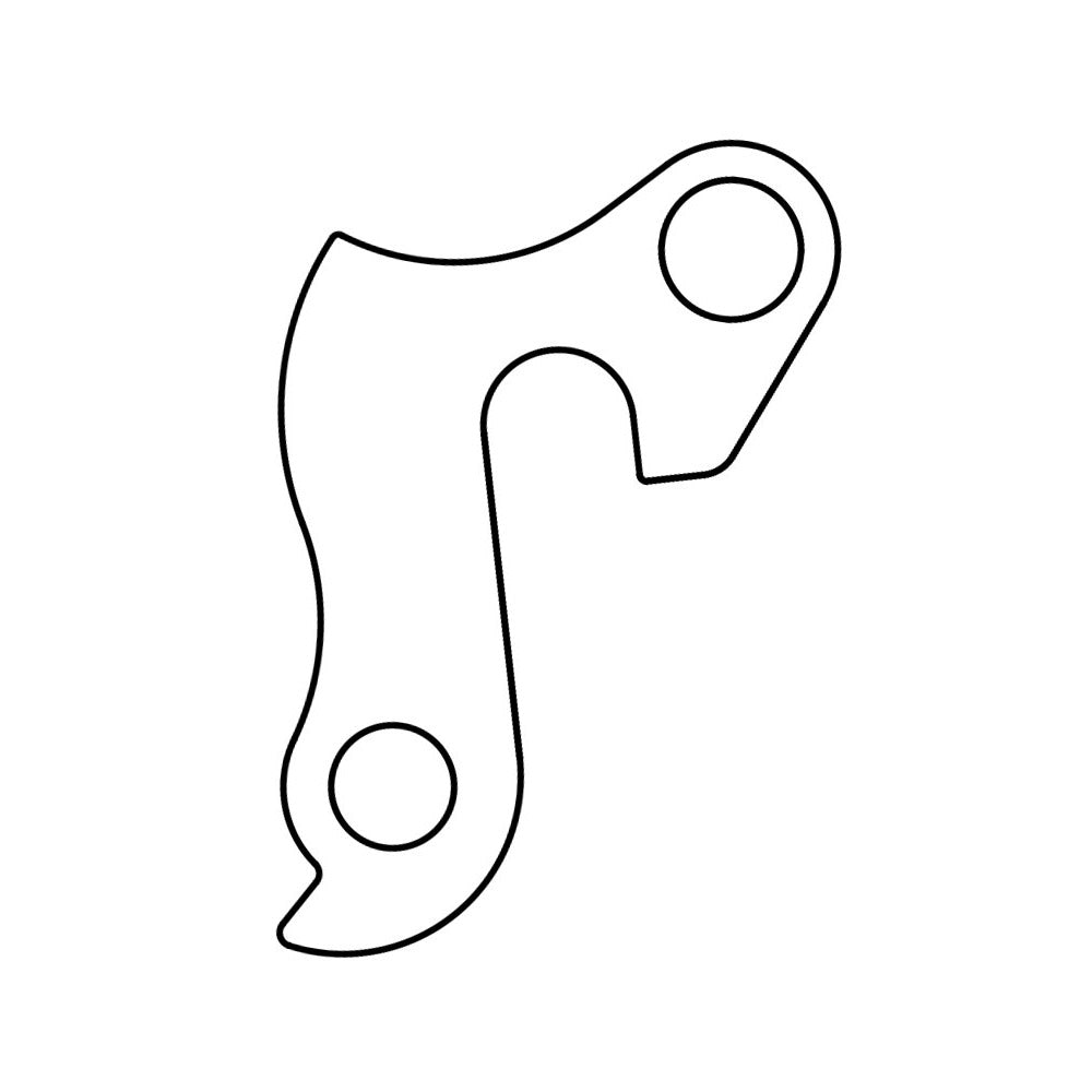 derailleur pendant GH-255 Bulls 60 mm silver