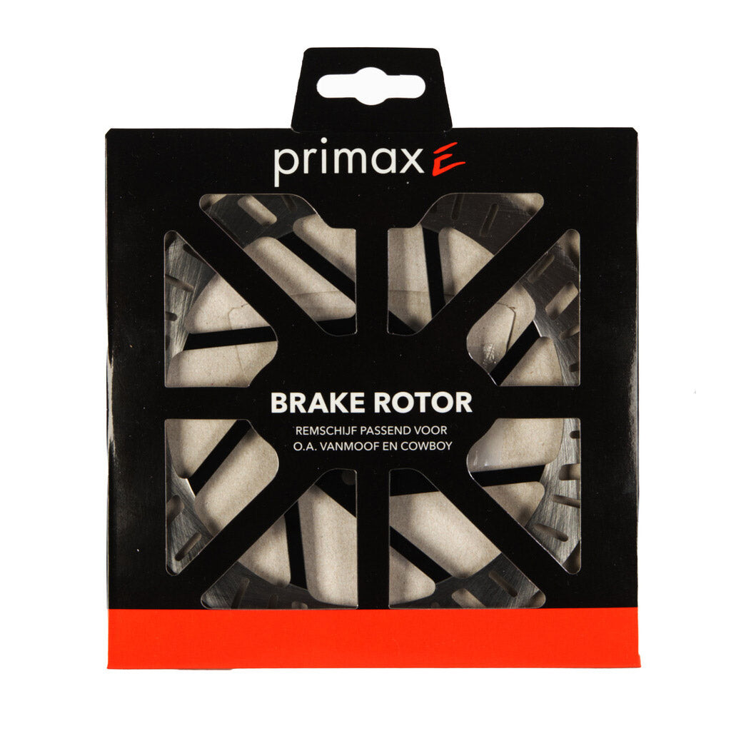 ELVEDEDES PRIMAX E DISK BRZDOVÝ ROTOR Ø160X1,85 mm, stříbro (OA: VANMOOF S X A COWBOY)