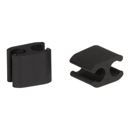 ELVEDES CABLE CLIPS DUO BLACK 5+5MM PLAST (P 10) CP2020104