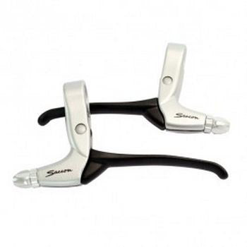 Vwp brake lever set saccon white l211a84r3p04s matt black lever