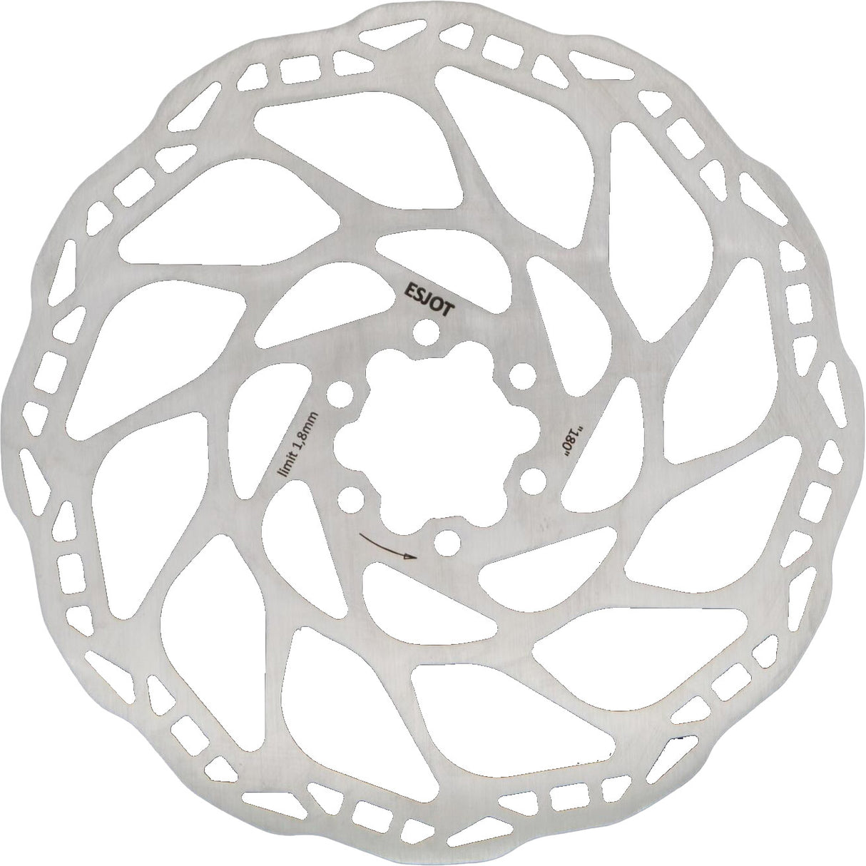 Esjot Brake Disc los 203mm vč 6 šroubů