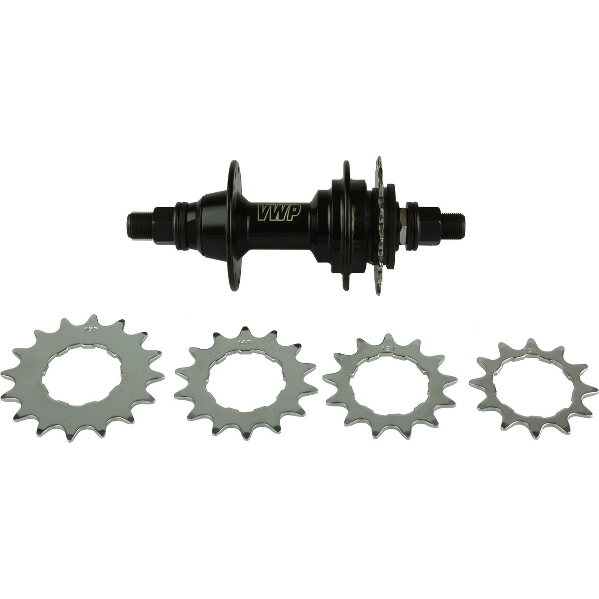 Vwp cass.hub bmx 36g.14mm axle incl.opst.tandw.m fixed bearings
