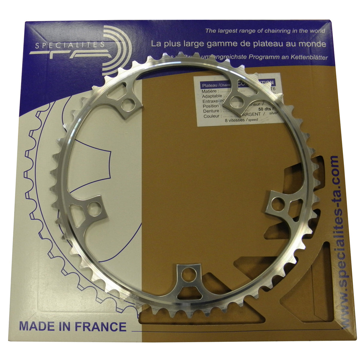 Specialities TA chainring TA Road Campa.144 50t
