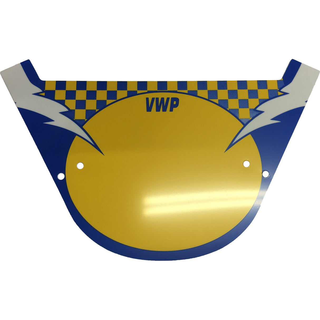VWP Number plate BMX M Bev.Strips