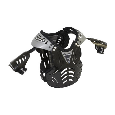 Polisport Body Protector Junior XP-2 sort sølv sort