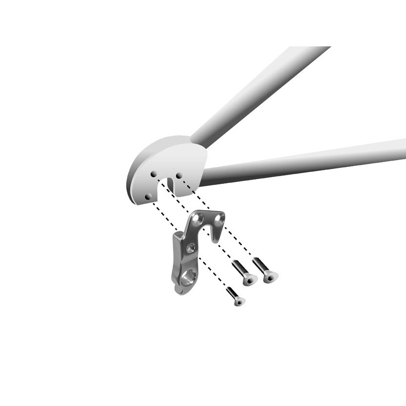 Union Derailleurpad GH-051 se šroubovou sadou M4X0.7 + M3X0.5