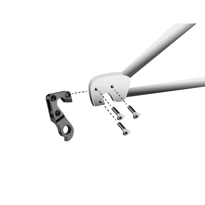 Union DeRailleurpad GH-107 con ajuste de tornillo M3X0.9