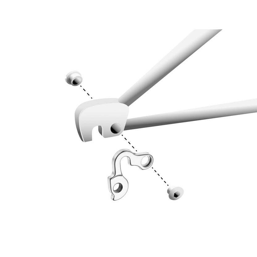 Union Derailleurpad GH-129 csavarkészlettel M8X0.75