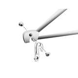 Union Derailleurpad GH-132 csavarkészlettel M8X0.75