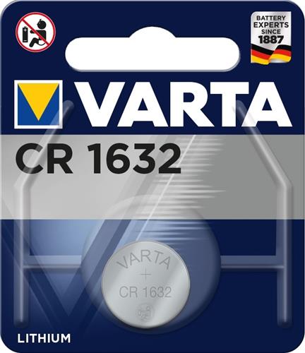 Varta -Knopfzelle Batterie CR1632 Lithium 3V