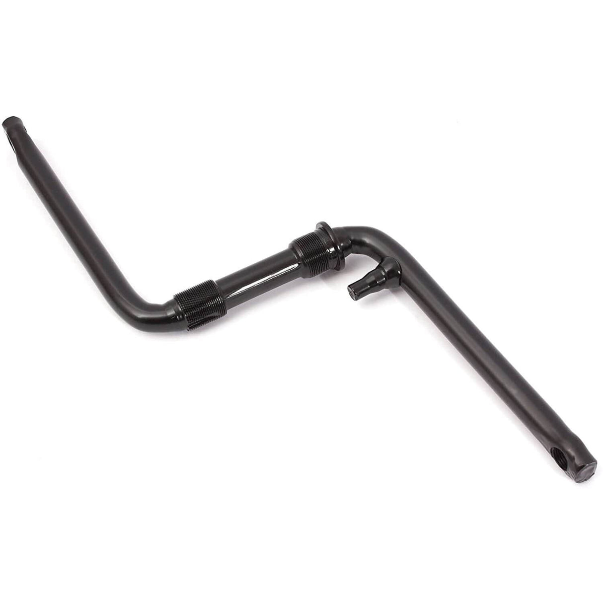BMX jednodílná klika 175 mm černá