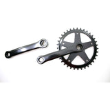 HZB Crankset 36 Tands 127 mm Comprimento da manivela preto 1836127STZW