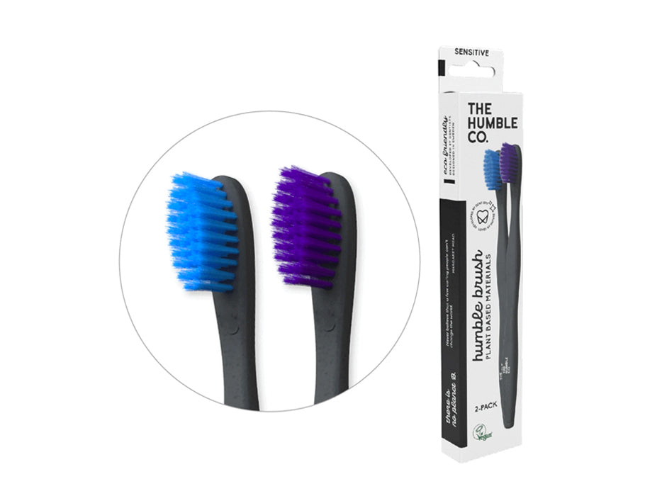 RockShox toothbrushes Plant Based - Blue Purple - 2 pieces