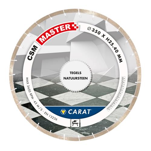 Carat diamond saw blade ø115 csm master natural stone