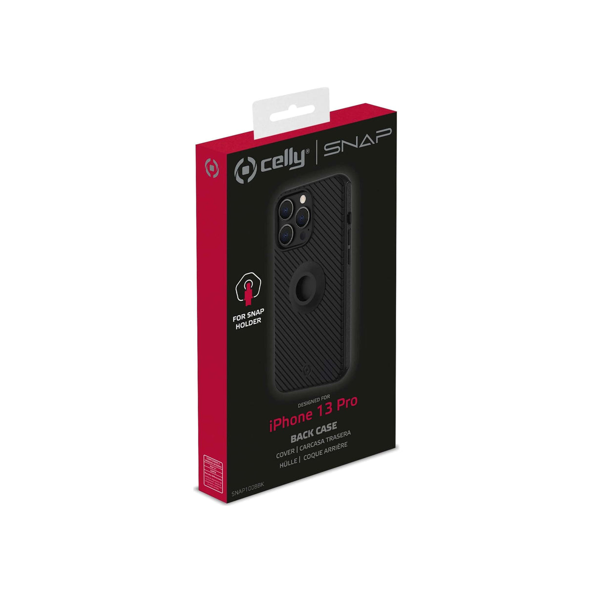 Celly Snap iphone 13 borító a telefontartóhoz