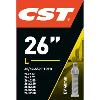 CST inner tube 26 x 1.75-1.90-2.30 (40 62-559) 48 mm dv
