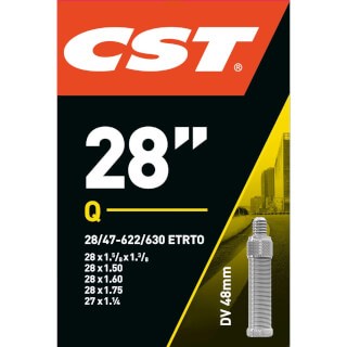 CST Inner Tube 28 inch (47-622 630) DV 48 mm