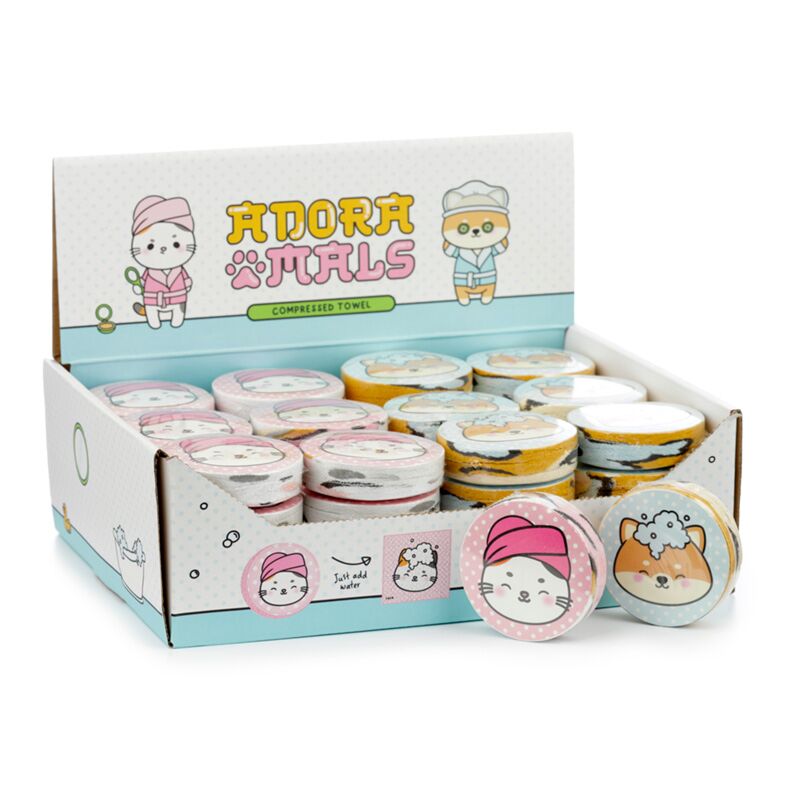 Toalha de viagem compacta para animais de estimação Adoramals