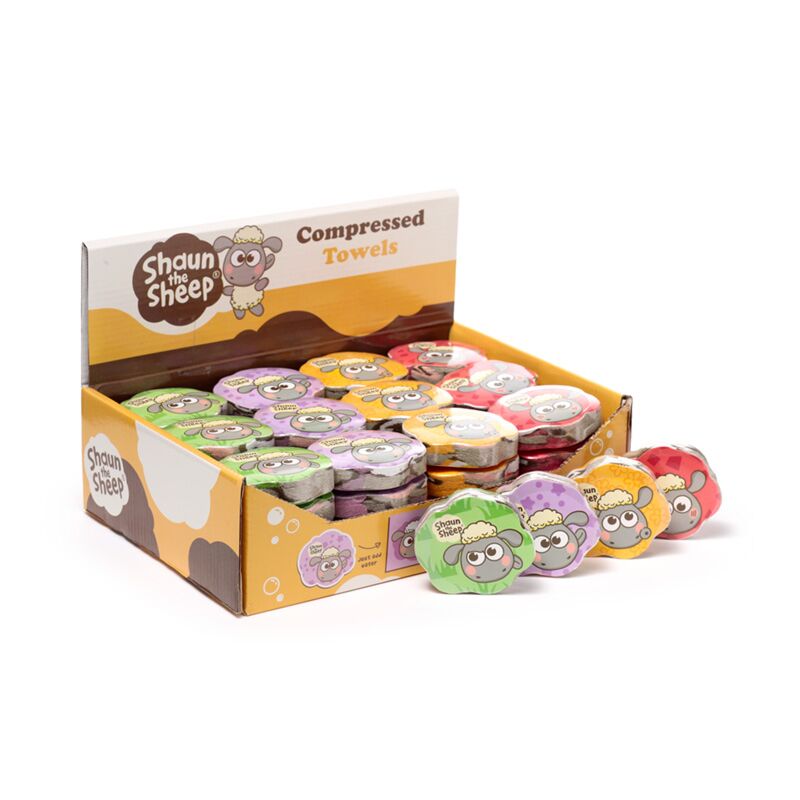 Asciugamano da viaggio compatto Kawaii Shaun, la pecora